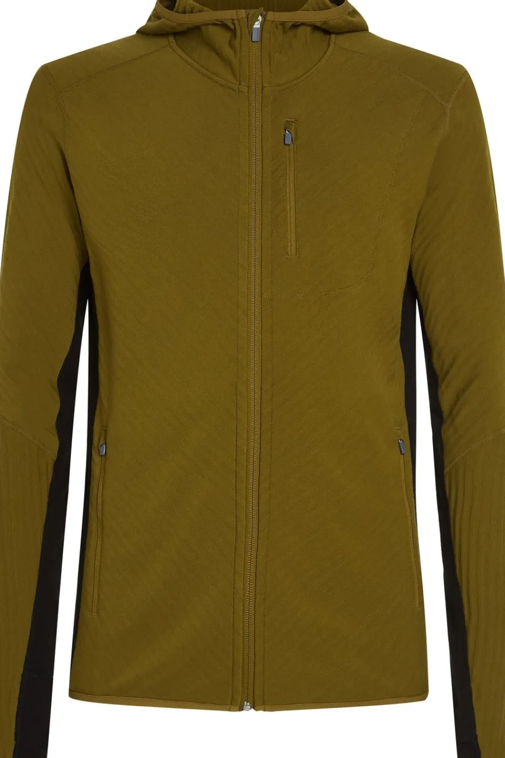 Fleece Men Descender Ls Zip Hood-icebreaker Hot