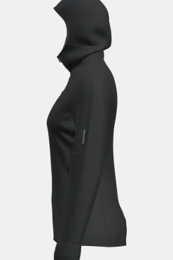 Fashion icebreaker Fleece W Mer 260 Quantum Iv Ls Zip Ho Black