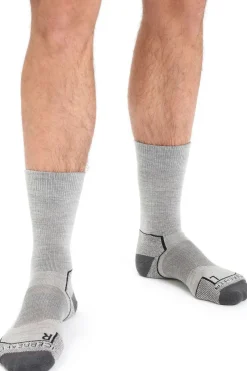 Discount icebreaker Kous Hike+ Light Crew BLIZZARD HTHR