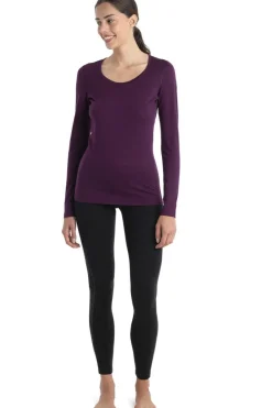 Clearance icebreaker Ondergoed 200 Ls Oasis Scoop Night Shade