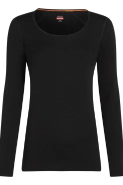 Clearance icebreaker Ondergoed 260 Tech Ls Scoop Black