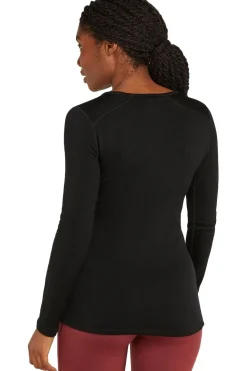 Clearance icebreaker Ondergoed 260 Tech Ls Scoop Black