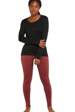 Clearance icebreaker Ondergoed 260 Tech Ls Scoop Black