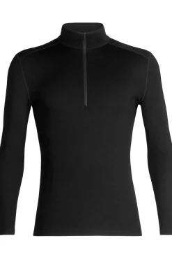 Outlet icebreaker Ondergoed 260 Tech Ls Half Zip black