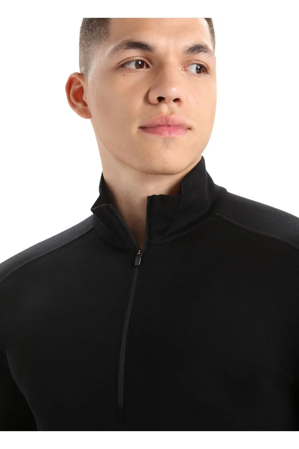 Outlet icebreaker Ondergoed 260 Tech Ls Half Zip black