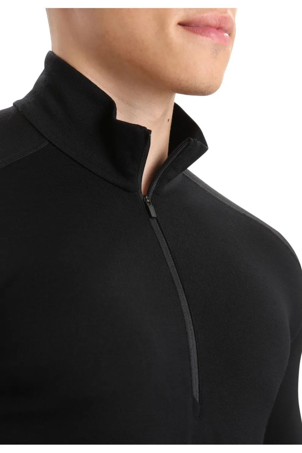 Outlet icebreaker Ondergoed 260 Tech Ls Half Zip black