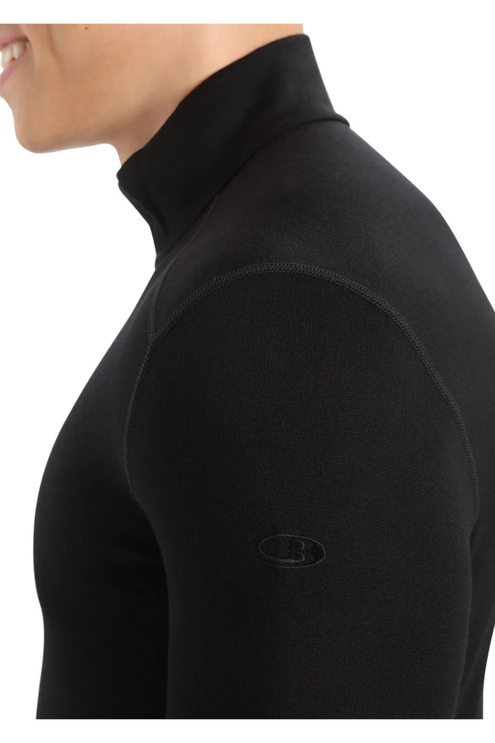 Outlet icebreaker Ondergoed 260 Tech Ls Half Zip black