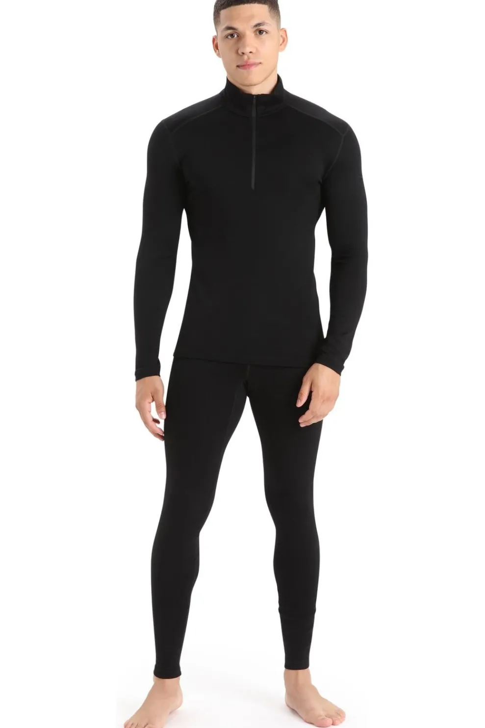 Outlet icebreaker Ondergoed 260 Tech Ls Half Zip black
