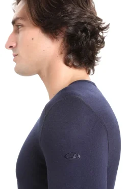 Clearance icebreaker Ondergoed 260 Tech Ls Crewe Navy Blue