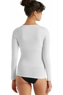 Best icebreaker Ondergoed Siren LS Sweetheart white