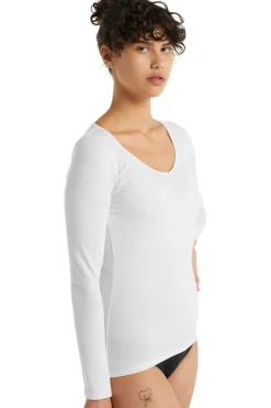 Best icebreaker Ondergoed Siren LS Sweetheart white