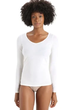 Best icebreaker Ondergoed Siren LS Sweetheart white