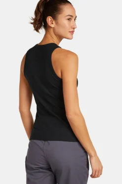 New icebreaker Top W Mer Rib Lotus Tank Black