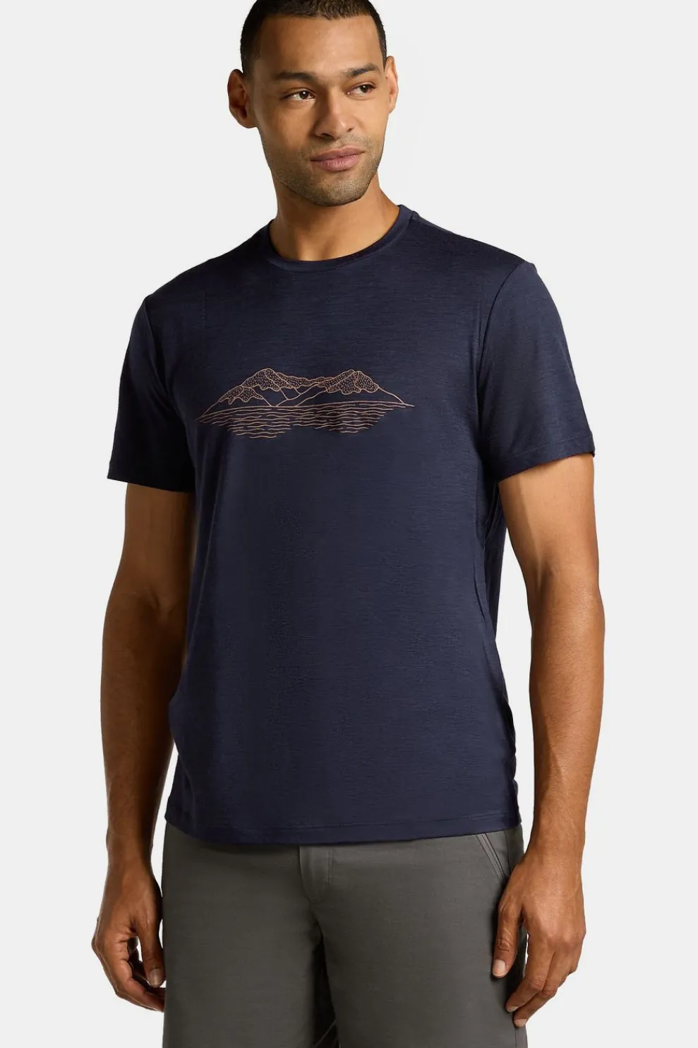 Outlet icebreaker T-Shirt M Mer 150 Tech Lite Ss T Pukaki Ref Midnight Navy