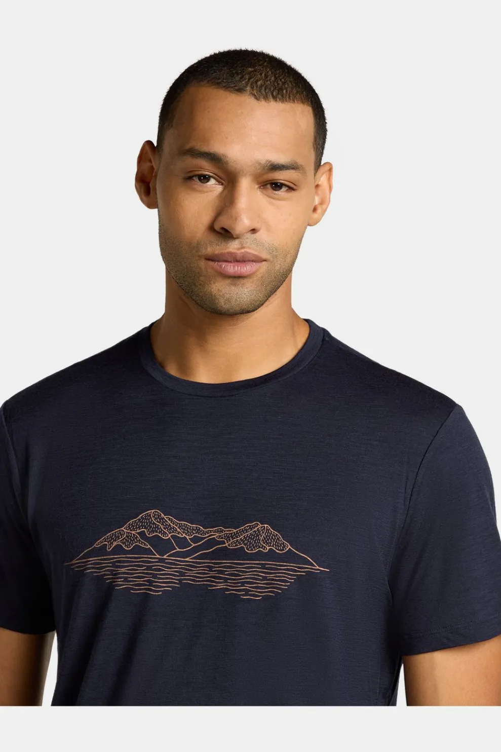 Outlet icebreaker T-Shirt M Mer 150 Tech Lite Ss T Pukaki Ref Midnight Navy