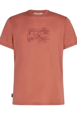 T-Shirt M Mer 150 Tl Ss Tee Arete Peak-icebreaker Discount