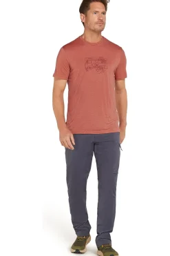 T-Shirt M Mer 150 Tl Ss Tee Arete Peak-icebreaker Discount