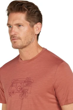 T-Shirt M Mer 150 Tl Ss Tee Arete Peak-icebreaker Discount