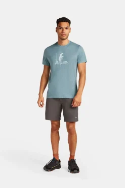 T-Shirt M Mer 150 Tech Lite Ss T Pol Paddle-icebreaker New
