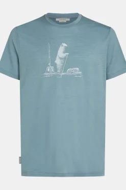 T-Shirt M Mer 150 Tech Lite Ss T Pol Paddle-icebreaker New