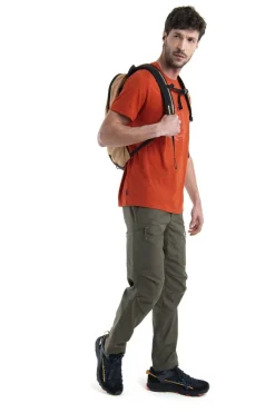 T-shirt   Men's Merino 150 Tech Lite III Ss Tee Sunset Camp-icebreaker Best