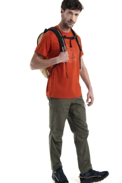 T-shirt   Men's Merino 150 Tech Lite III Ss Tee Sunset Camp-icebreaker Best