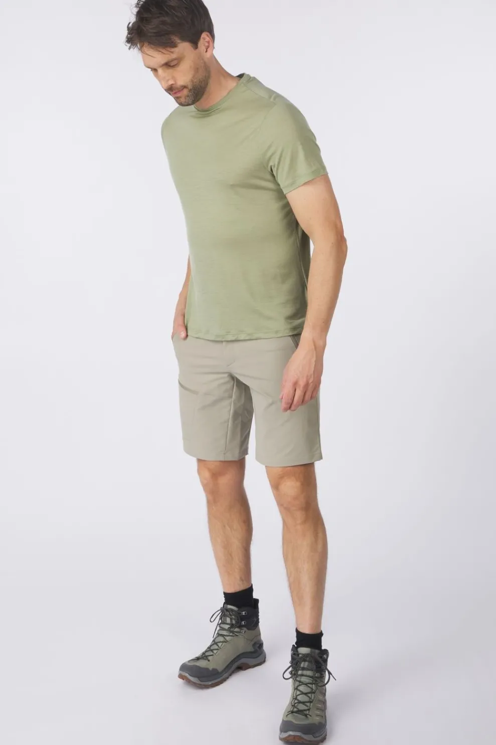 Sale icebreaker T-shirt Men's Merino 125 Cool-Lite™ Sphere III Ss Tee Lichen