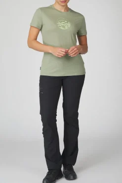 T-Shirt Tech Lite III Ss Camping Circle-icebreaker Discount