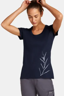 Sale icebreaker T-Shirt W Mer 150 Tech Lite Ss Scoop Tee Panax Midnight Navy