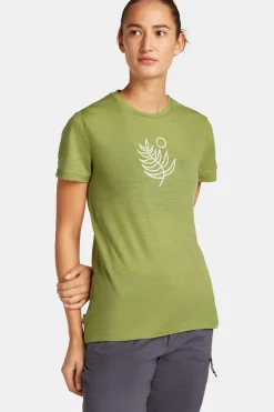 T-Shirt W Mer 150 Tech Lite Ss Tee Fresh Fern-icebreaker Best