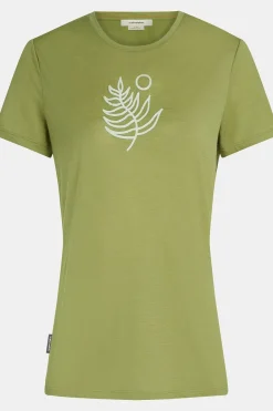 T-Shirt W Mer 150 Tech Lite Ss Tee Fresh Fern-icebreaker Best