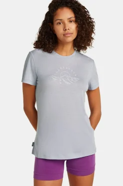 T-Shirt W Mer 150 Tech Lite Ss Tee Sunrise Sumit-icebreaker Discount