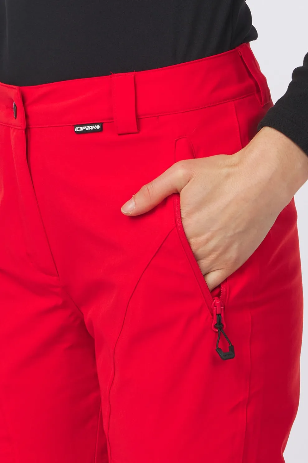 Online Icepeak Softshell Skibroek Freyung Coral-Red