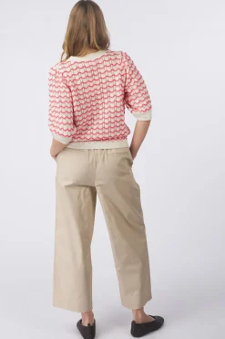 Fashion Ichi Broek Unica Geranium