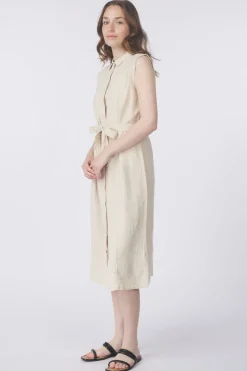 New Ichi Jurk Linno2 Natural Ecru