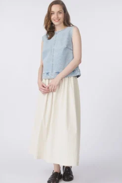 Fashion Ichi Rok Wallis Light Blue Washed