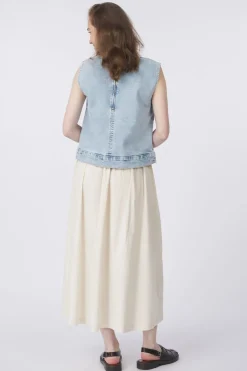 Fashion Ichi Rok Wallis Light Blue Washed