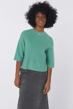 Online Ichi Trui Boston Grey Denim