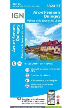 Best IGN Arc-et-Senans / Quingey / Vallées de la Loue et du Lison gps 2020