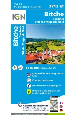 Online IGN Bitche / Dambach / PNR des Vosges du Nord 2020