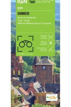 Best IGN Boek Corrèze - Brive-La-Gaillarde Tulle Ussel Millevaches Limousin 2025