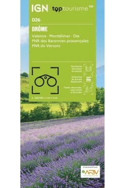 Discount IGN Boek Drôme - Valence Montélimar Die Pnr Baronnies Prov. 2024