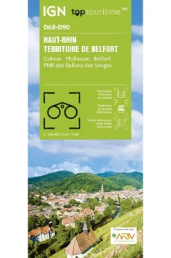 Online IGN Boek Haut-Rhin / Territoire De Belfort - Colmar Mulhouse Belfort 2024