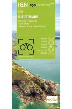 Sale IGN Boek Ille-Et-Vilaine - Rennes - Fougères -St-Malo 2024