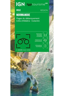 Boek Normandie-Plages Du Débarquement-Côte Albâtre- Cotentin-IGN Fashion