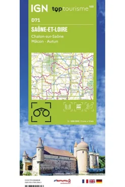 Boek Saône-Et-Loire - Chalon-Sur-Saône Mâcon Autun-IGN Fashion