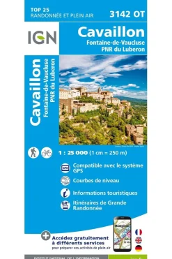 Cavaillon / Fontaine-de-Vaucluse / PNR du Luberon gps-IGN New
