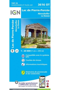 Lac de Pierre-Percée / Abreschwiller / Le Donon gps-IGN New