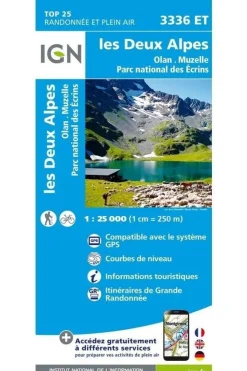 Les Deux Alpes / Olan / Muzelle / PNR des Ecrins gps-IGN Hot