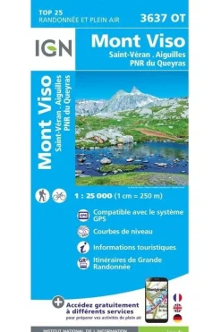 Clearance IGN Mont Viso / St-Véran / Aiguilles / PNR du Queyras gps 2019